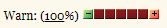 warn level: 100%